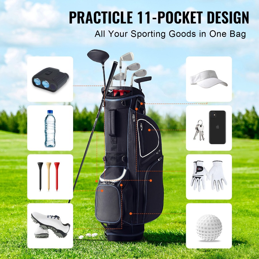 Sac de golf pour chariot avec  - Golf Bag Stand Cart avis et prix