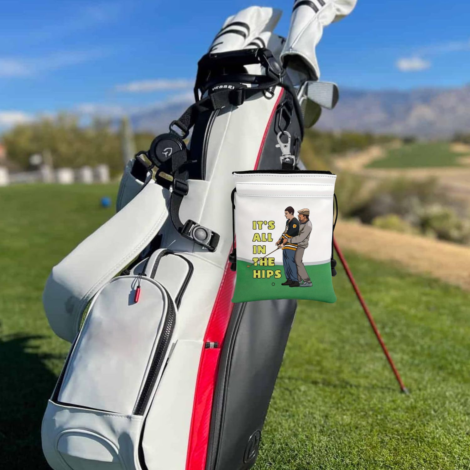 Poudres drôles d'objets de val - Golf Bag Stand Cart avis et prix