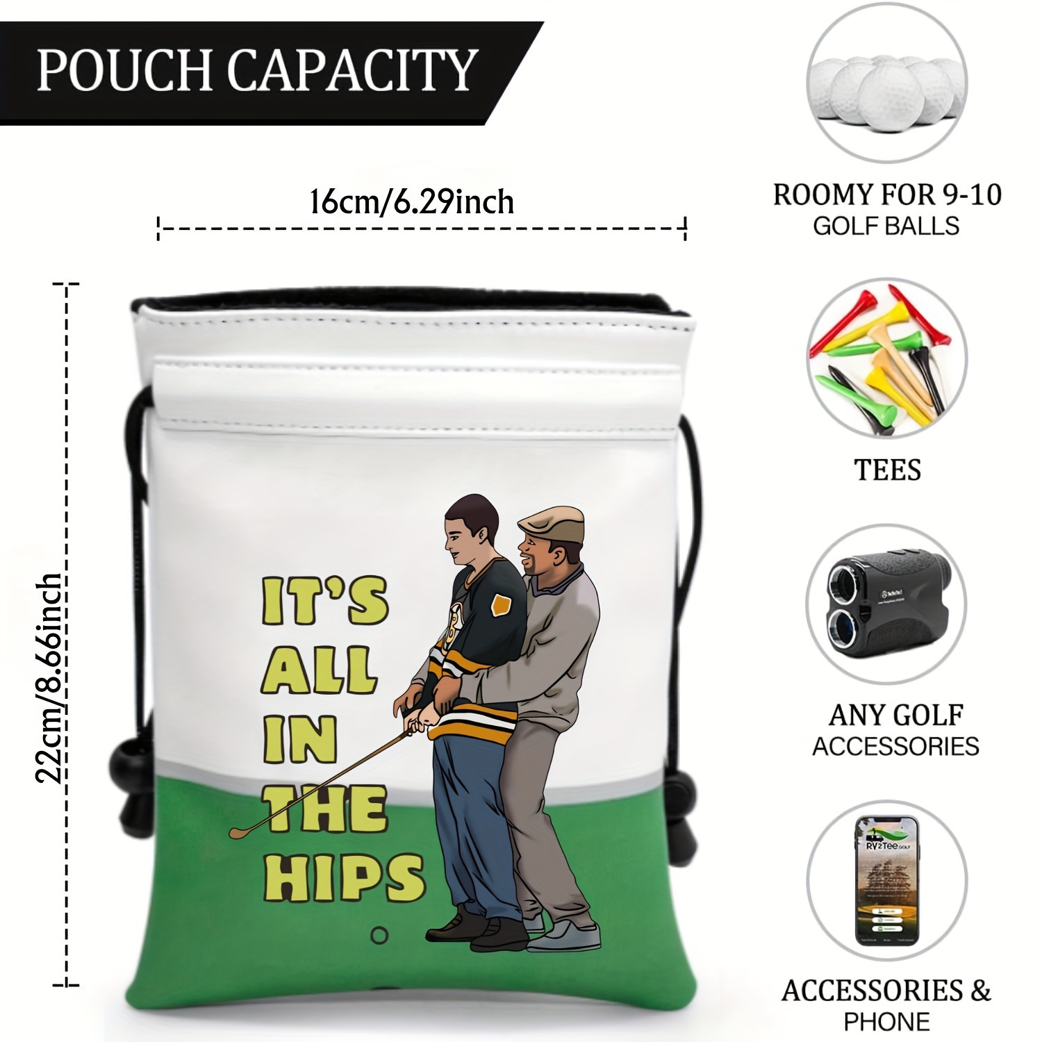 Poudres drôles d'objets de val - Golf Bag Stand Cart avis et prix